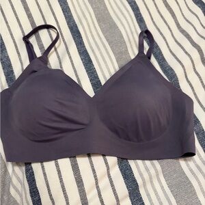 Seamless Wireless Bra in Deep Plum